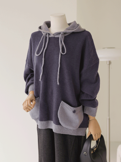 Mineron color combination Knit Hood K4191