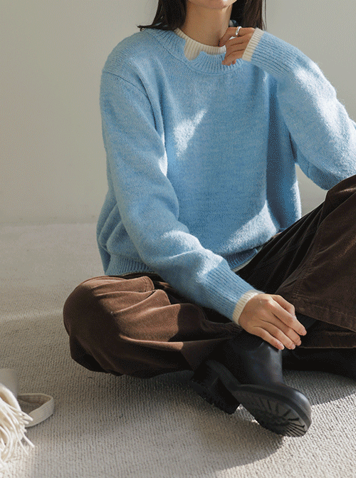 Oblon layered knit K4188