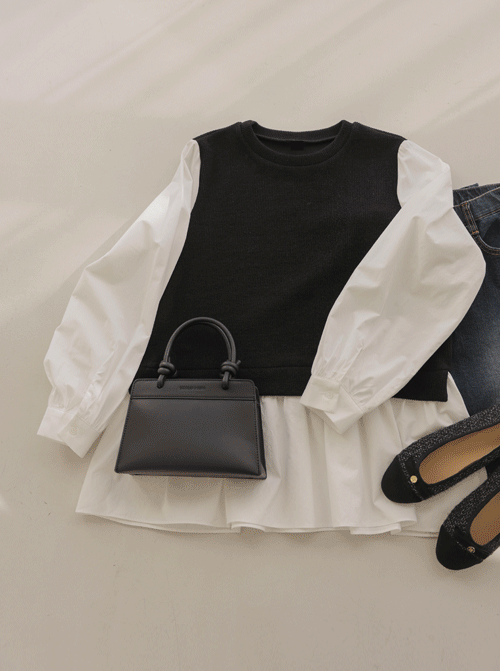 Nia Layered Blouse T11217