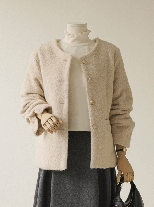 Menteo No Collar Jacket U6163