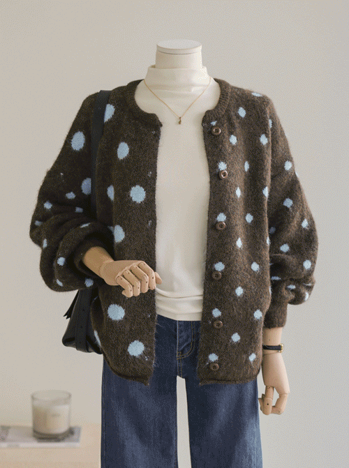 Zebaon Dot Cardigan C2659