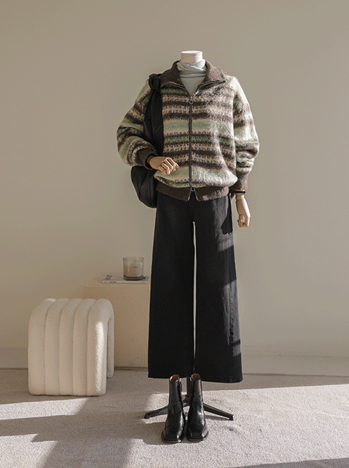 Tyreon Knit Zip-up jacket U6175