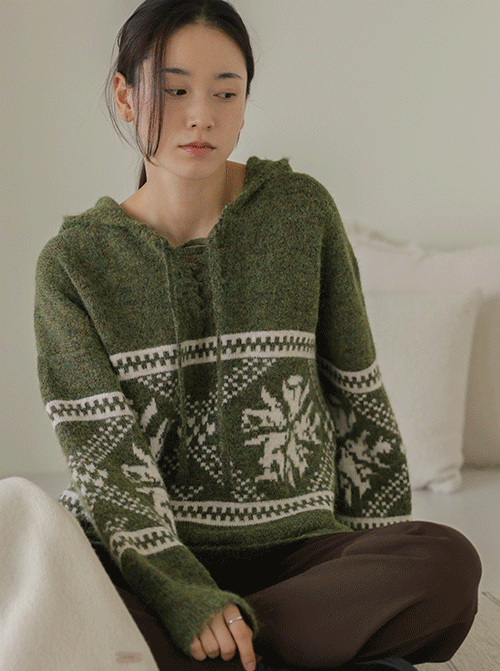 Raduel Nordic Knit Hood K4232