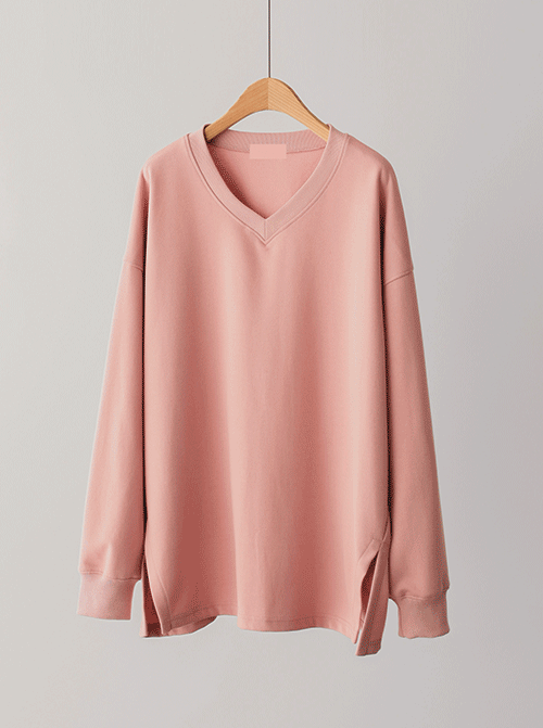 Lyocell V-neck T-shirt T11771