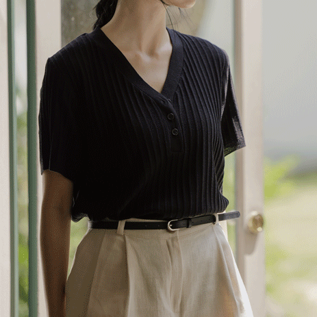 Mibad Short-sleeve Knit K3256