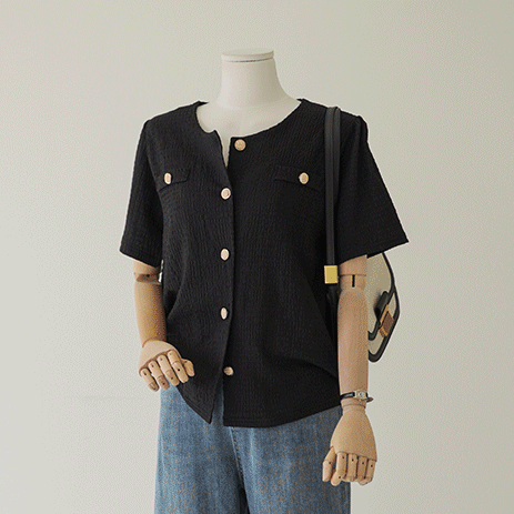 Dumonta Tweed Short Sleeve Jacket U5853