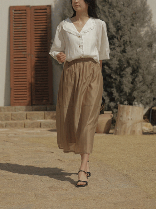 Kisoron Shirred Rong Skirt SK2857