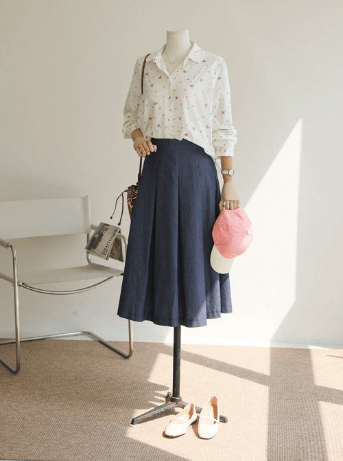 Sikeri Pintuck Skirt SK2864