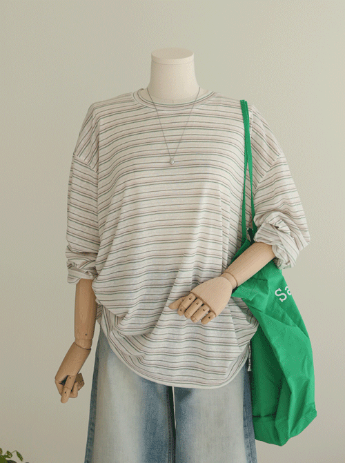 Gibena Striped T-shirt T11959