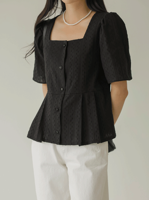 G-Sell Square Neck Blouse T11985