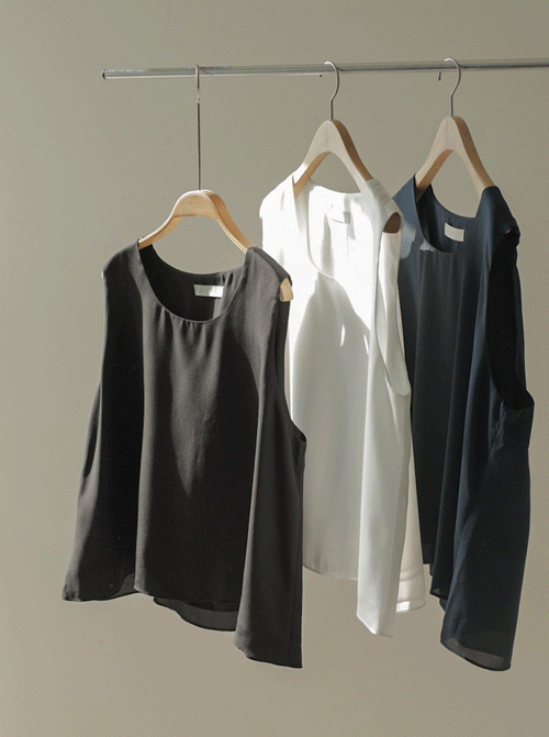 double sleeveless shirts Blouse Z38