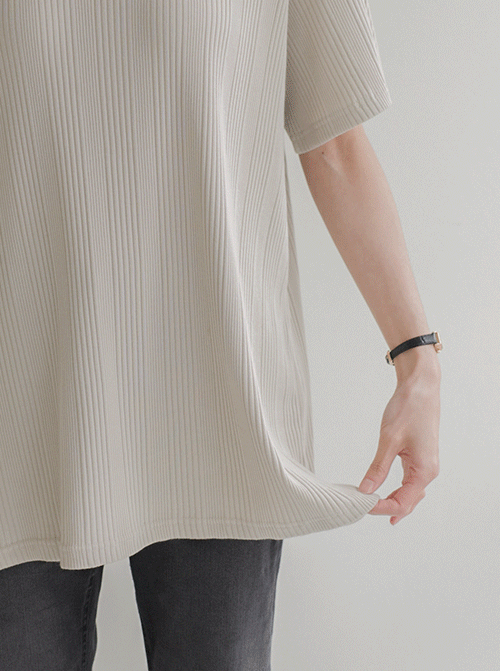 Mamer Corrugated Short T shirts T11911