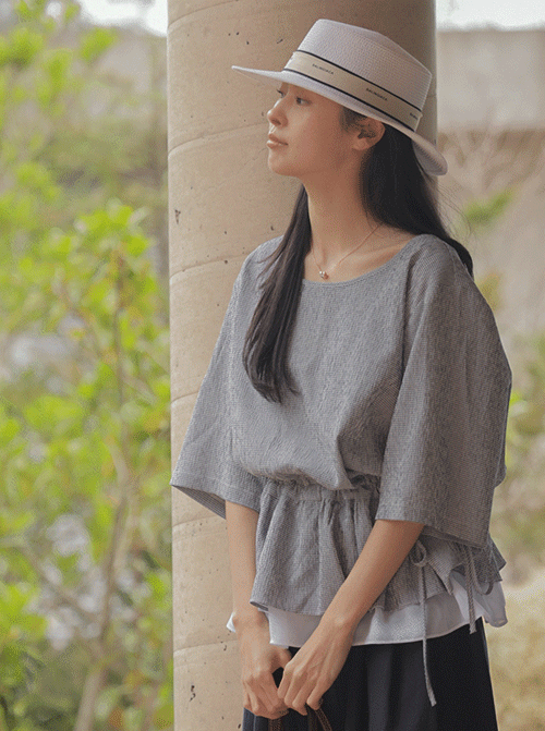 Blian Shirring Blouse Z504