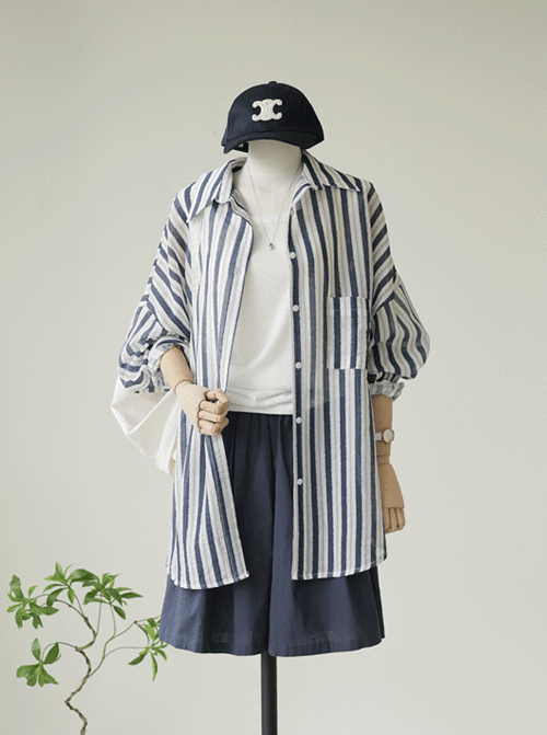 Taes Stripe Shirt T12169