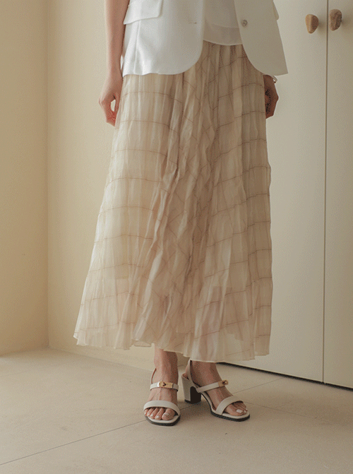 Zahiron Check Skirt SK2902