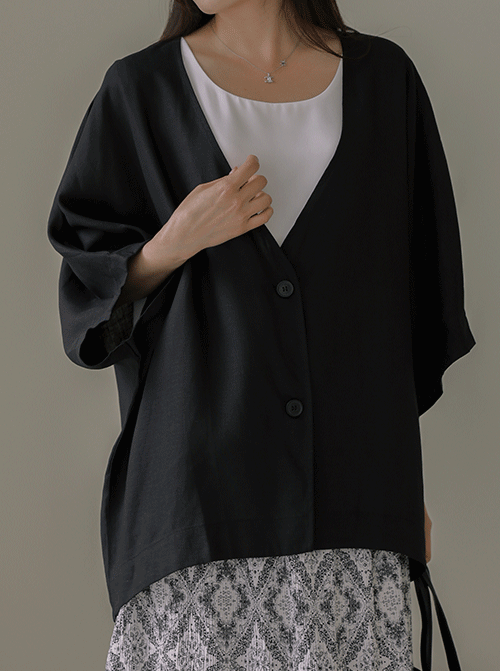 Rezzano Linen Long Cardigan Y91