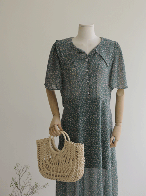 Jasor Flower One Piece D8074