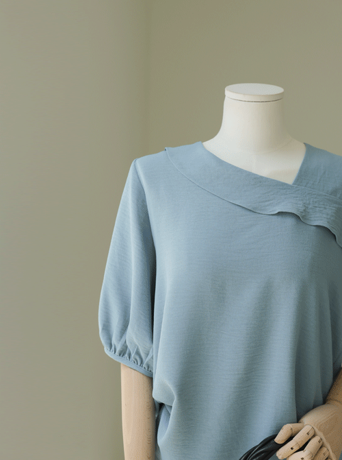 Shakion Unbalanced Blouse T12291