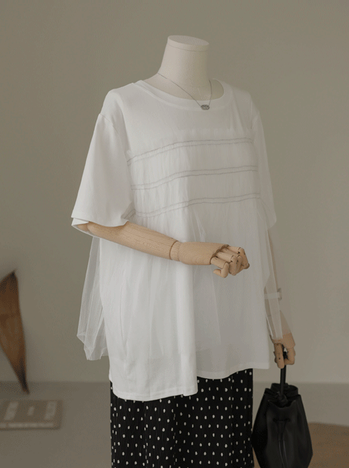 Chehis Sheer Short T-shirts T12365