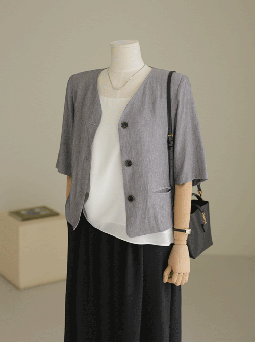 Otari No collar Jacket U6371