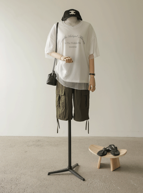 Cabero layered Short T shirts T12623