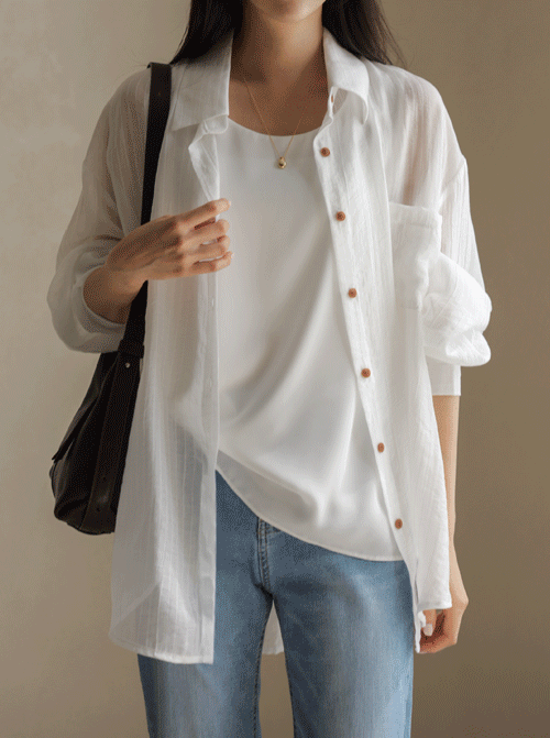 Saberon Stripe Shirt T12632