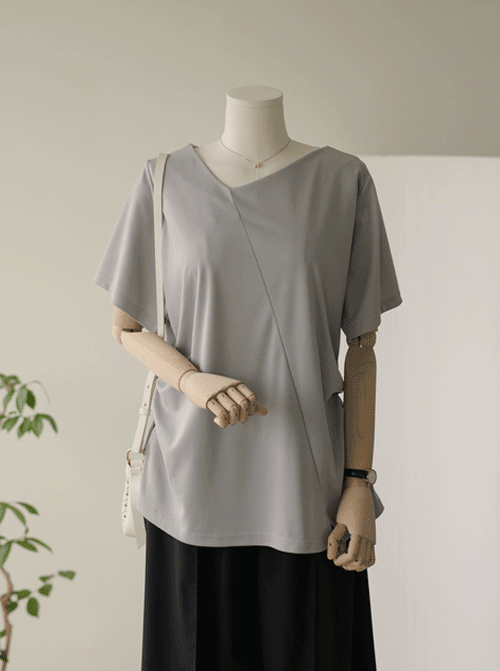 Mides Cut Short T-shirts T12730