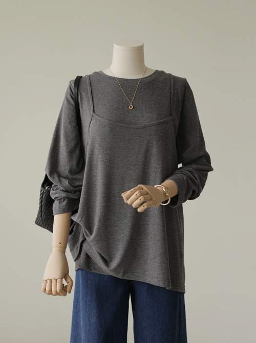 Kemabi layered T-shirt T12828