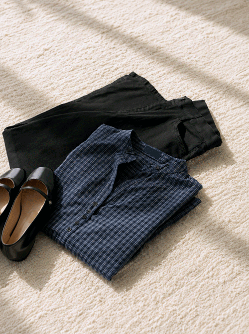 Jetos Check Blouse T12859