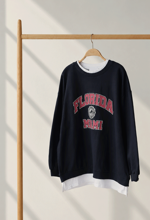 Kozami layered Sweat Shrits T12982