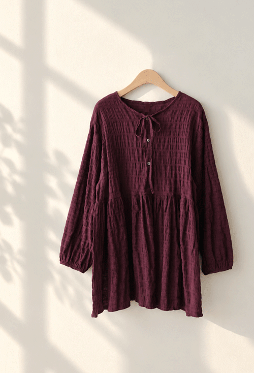 Keami bowknot Blouse T12983