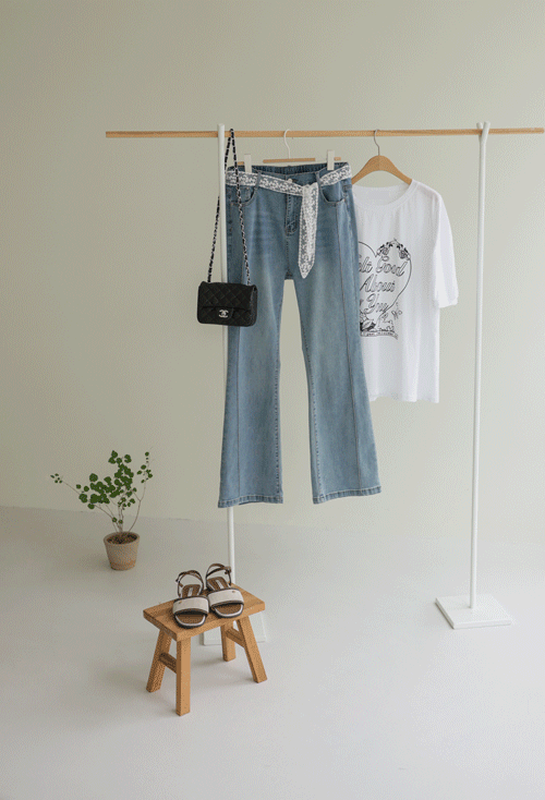 Feelgood Slim Bootcut Long Pants Z206