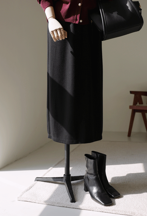 Zafiron Back Slit Skirt SK2954