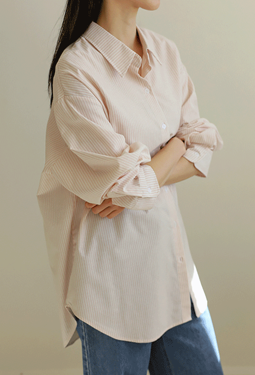 Moment Stripe Shirt Z466