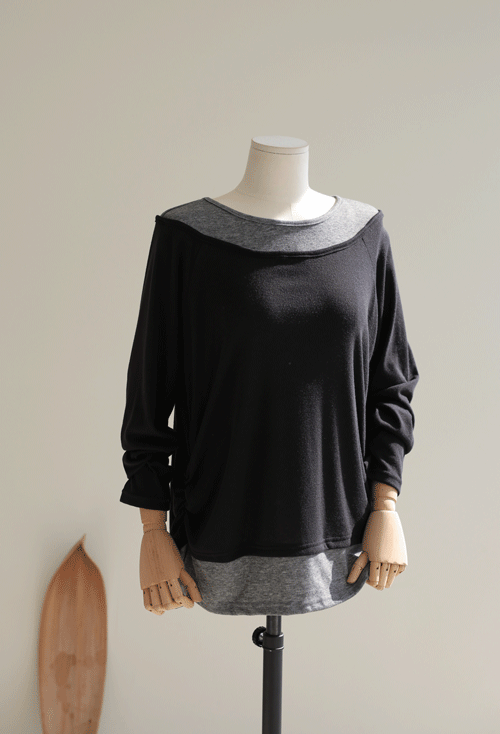 Tiljoe layered T-shirt T13069