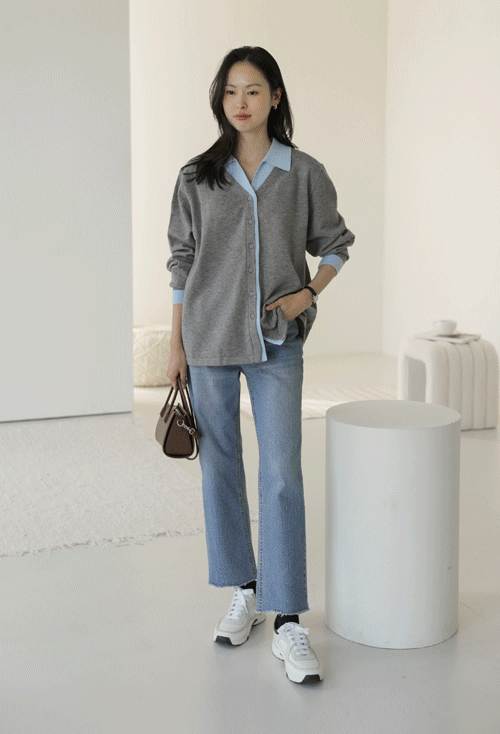 Takije layered Cardigan C2813