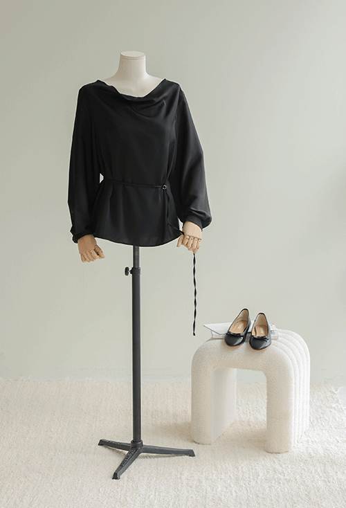 Sannemi Drape Blouse T13095