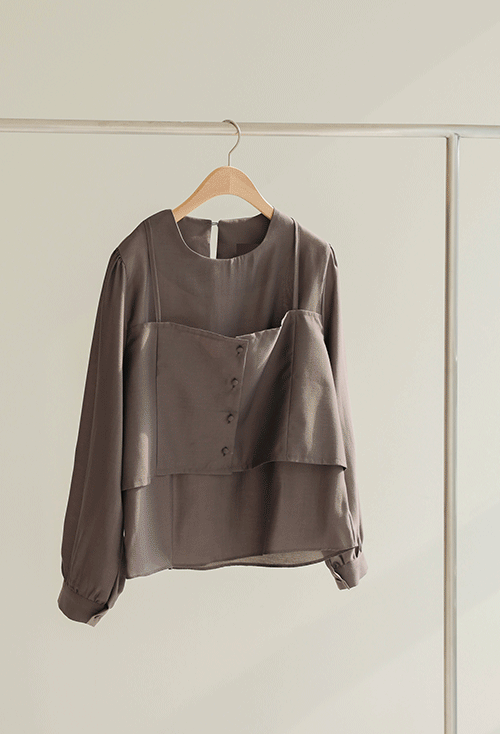 Tiker layered Blouse T13097