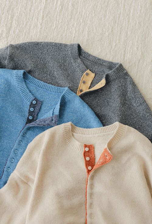 Shimoe Button Knit K4399